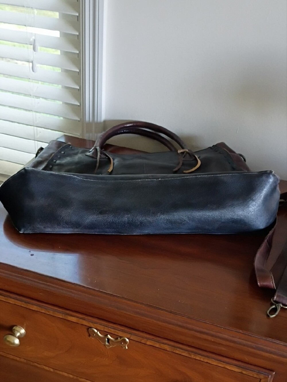 Bed Stu Rockaway Leather Satchel - Picture 9 of 12